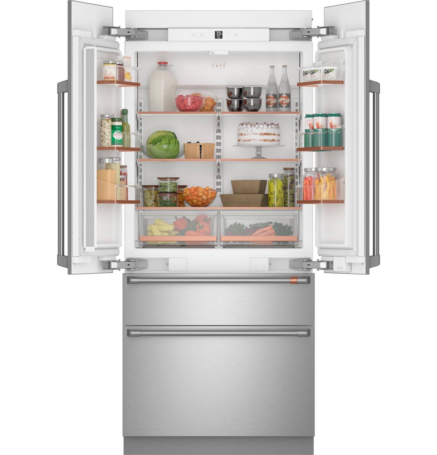 CAFE CIP36NP2VS1 Cafe Cafe 36"" Integrated French-door Refrigerator