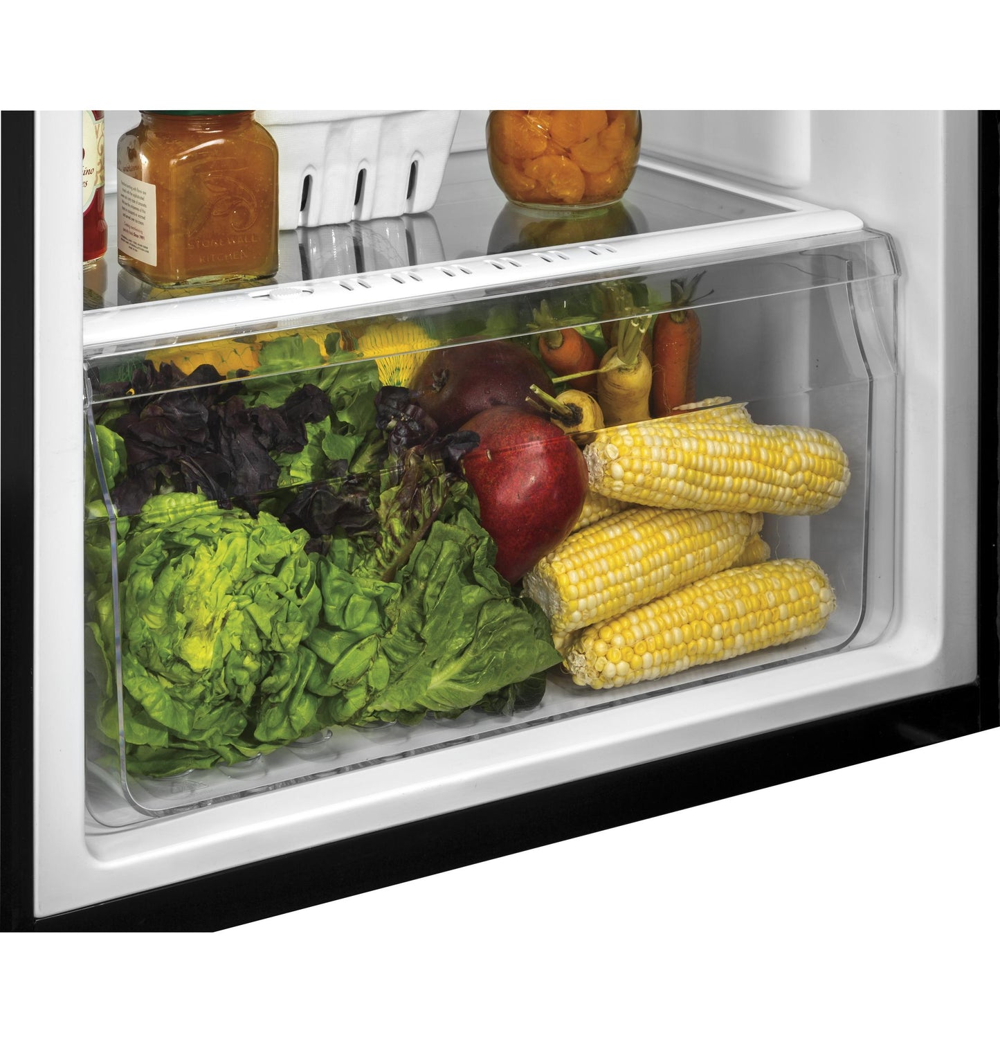 HAIER HA10TG21SB Haier 9.8 Cu. Ft. Top Mount Refrigerator - Black