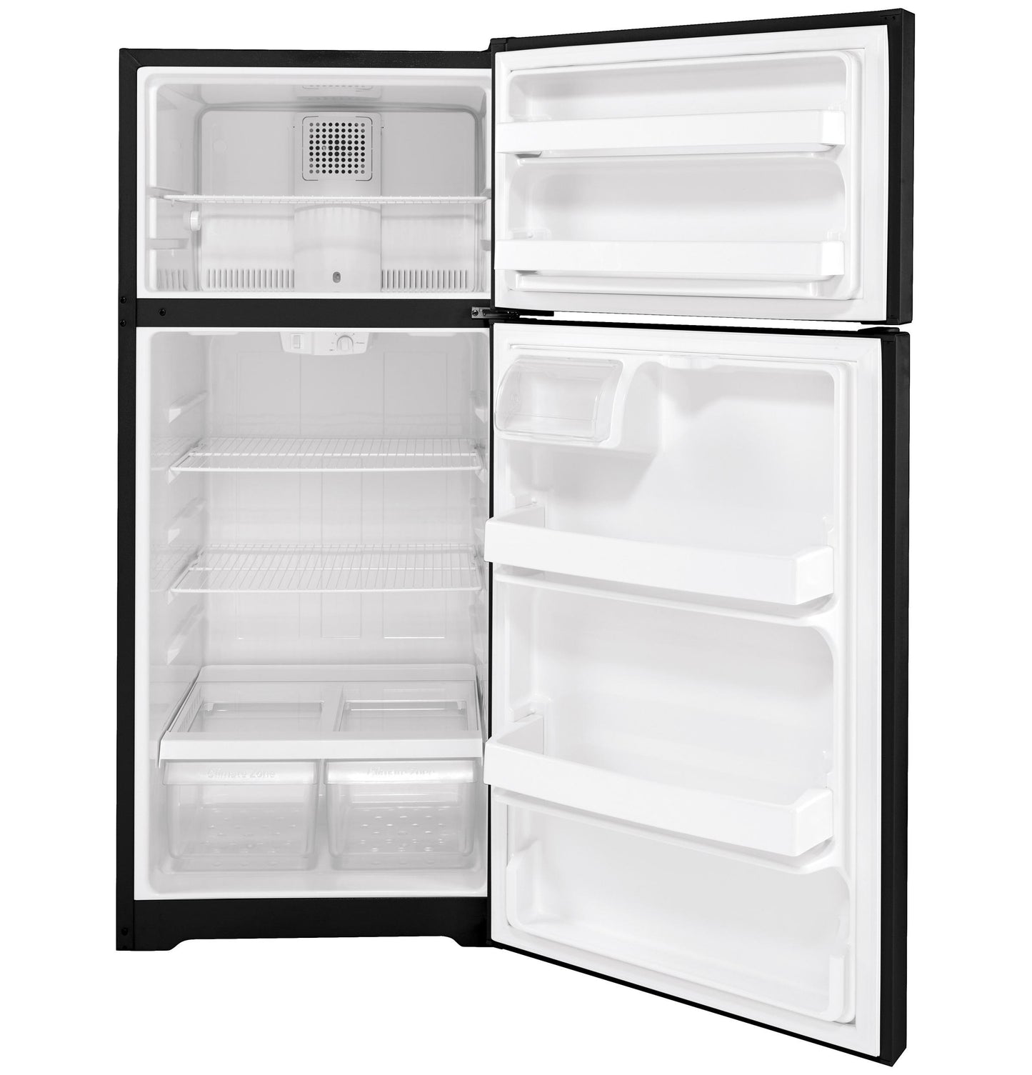GE APPLIANCES GTS17DTNRBB Ge 16.6 Cu. Ft. Top-freezer Refrigerator