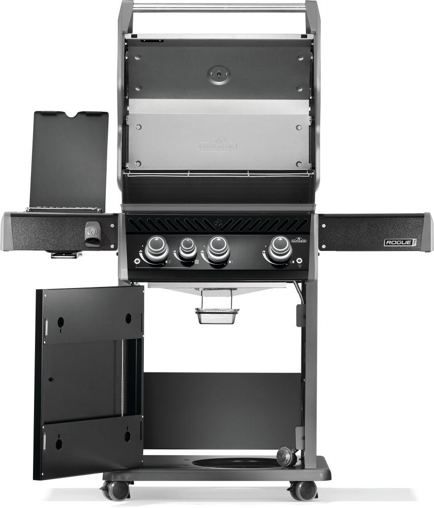 NAPOLEON BBQ RP425SIBNK2 Rogue Pro 425 Sib With Infrared Side Burner , Natural Gas, Black