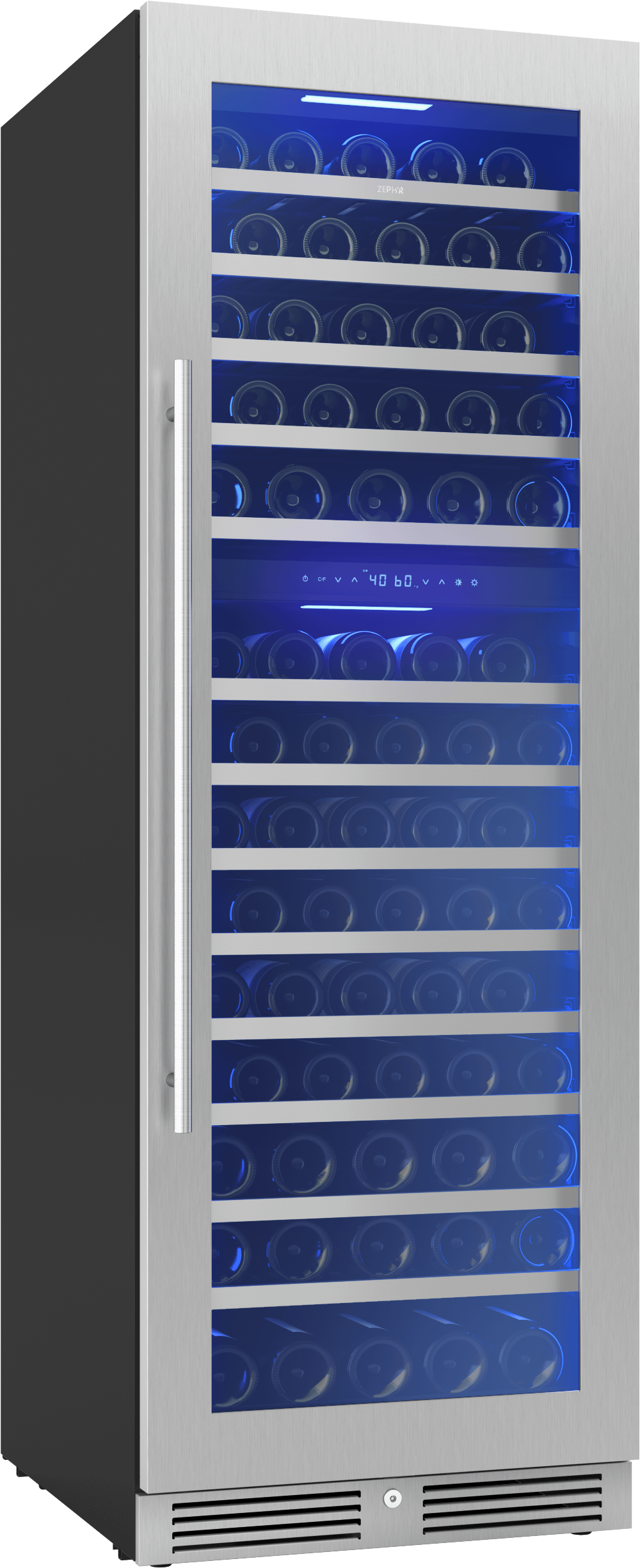 ZEPHYR PRW24F02CG Zephyr 24"" Full Size Dual Zone Wine Cooler