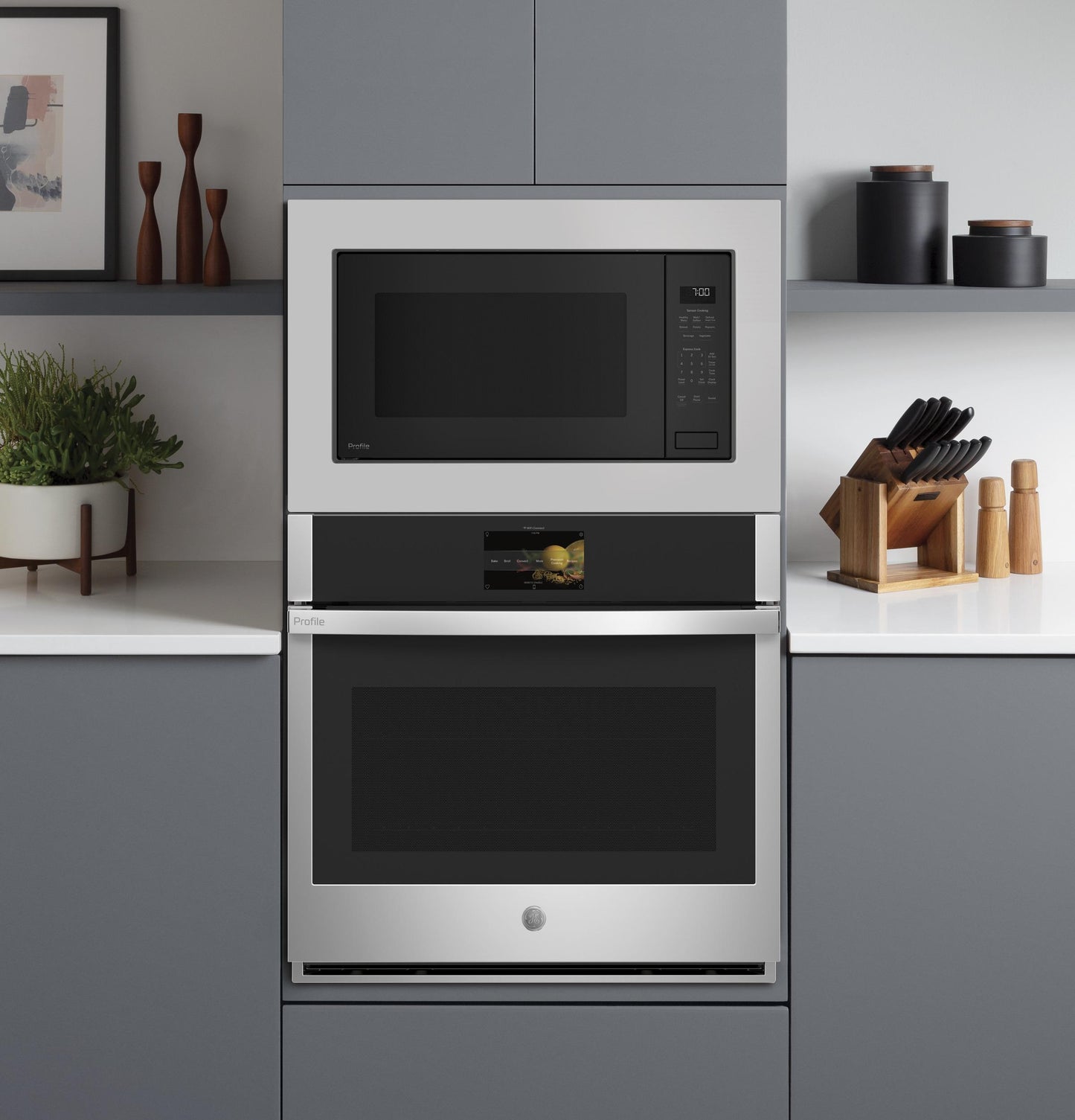 GE APPLIANCES PTS9000SNSS GE Profile 30"" Smart Built-in Convection Single Wall Oven
