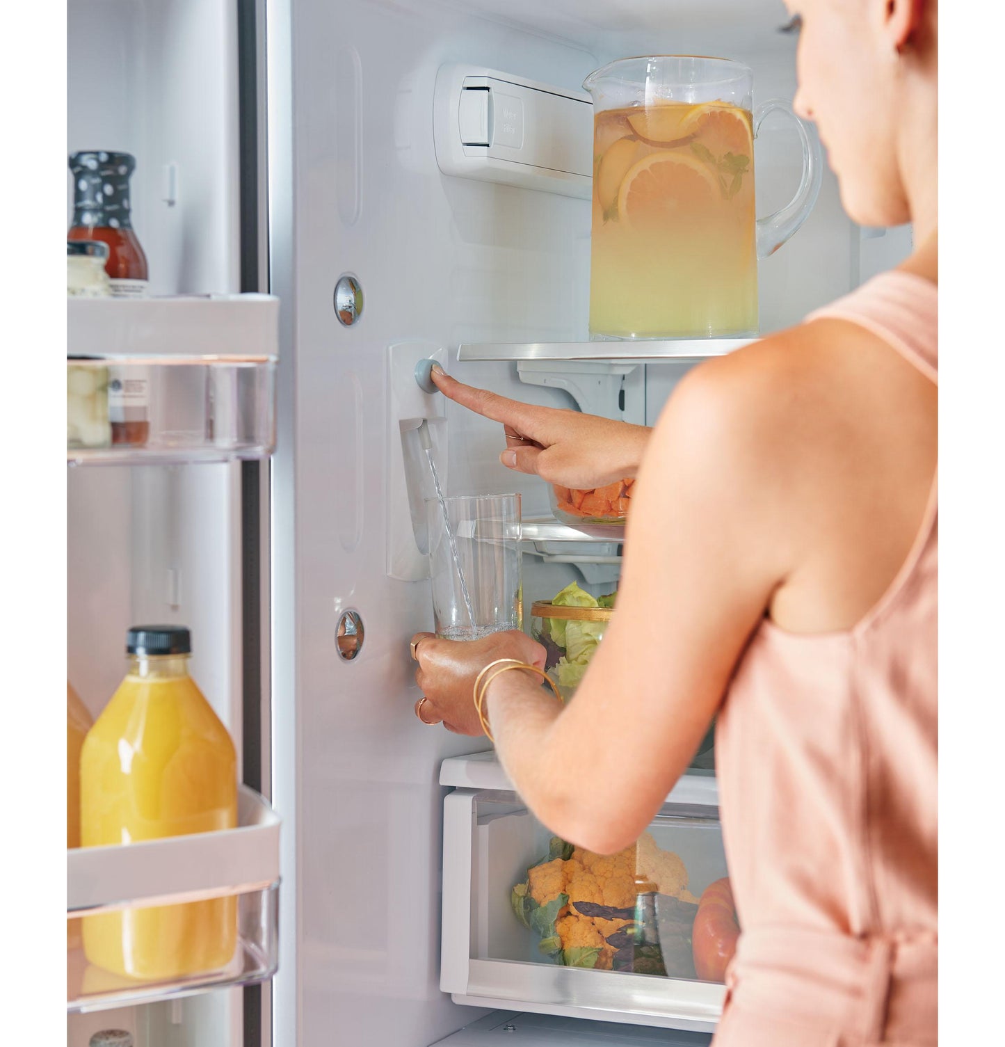CAFE CWE23SP4MW2 Cafe Energy Star 23.1 Cu. Ft. Counter-depth French-door RE...