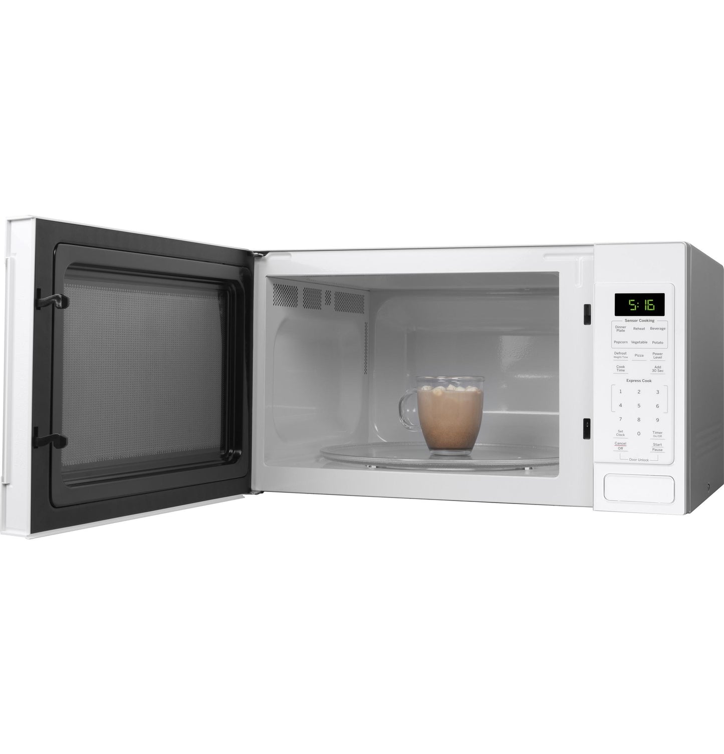 GE APPLIANCES GCST16S1WWW Ge 1.6 Cu. Ft. Countertop Microwave Oven
