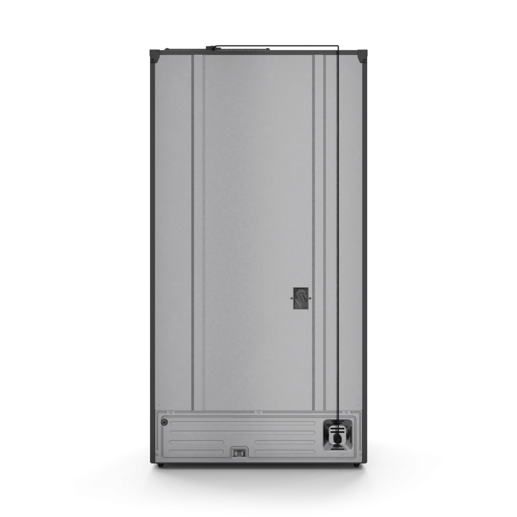 THOR KITCHEN RF3621CTD00 36 Inch 20.3 Cu Ft French Door Counter Depth Refrigerator With Ice ...