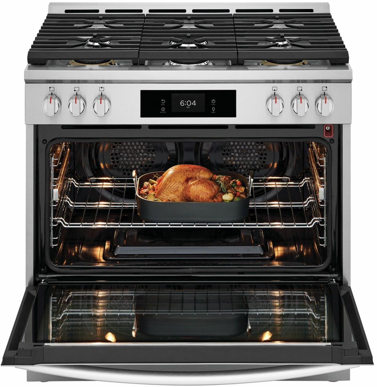 FRIGIDAIRE GCFG3661AF Frigidaire Gallery 36"" Gas Range With Air Fry