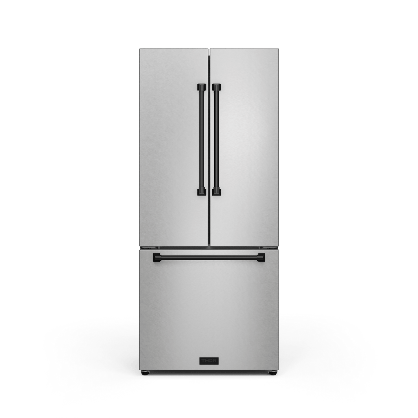 THOR KITCHEN RF3017FFD99BLK 30 Inch 17.7 Cu Ft French Door Counter Depth Refrigerator With Ice ...