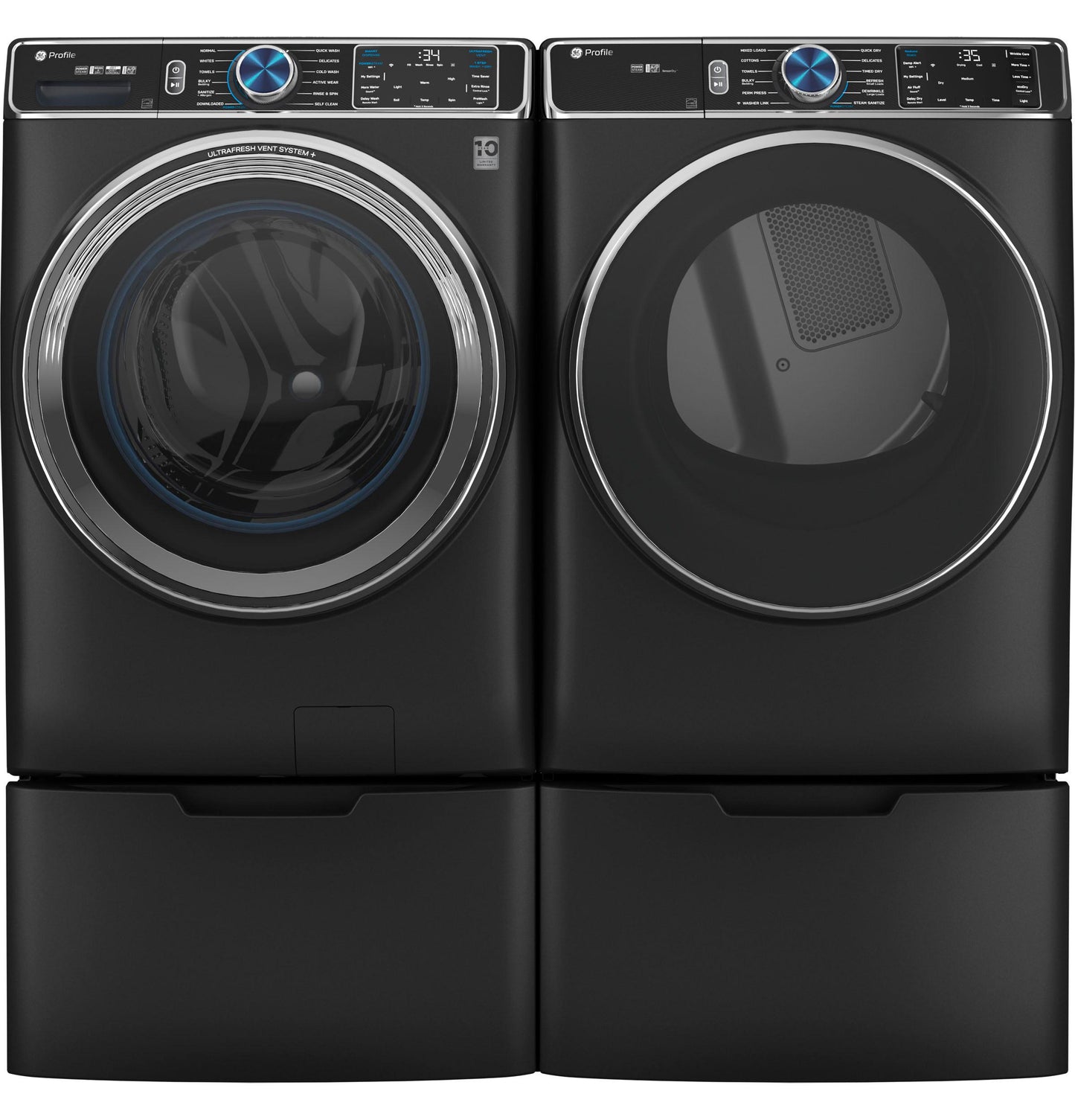 GE APPLIANCES PFD95ESPTDS GE Profile 7.8 Cu. Ft. Capacity Smart Front Load Electric DRYER...
