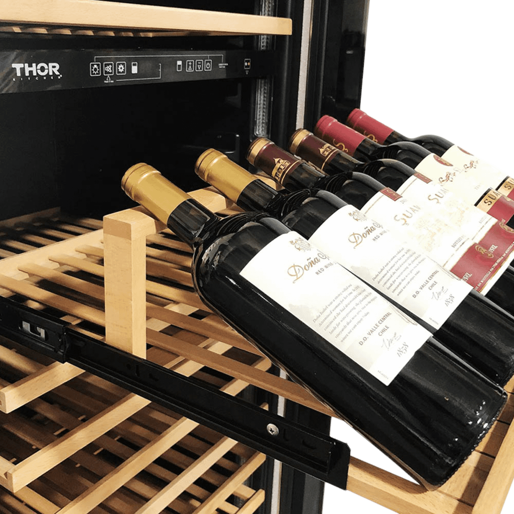 THOR KITCHEN TWC2403DI Thor Kitchen - 162 Bottle Dual Zone Freestanding Wine Cooler