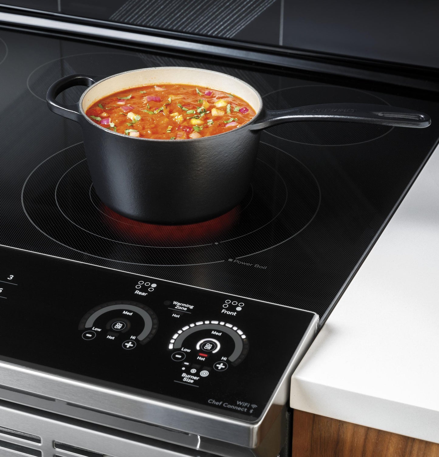 GE APPLIANCES PSS93BPTS GE Profile 30"" Smart Slide-in Electric Convection Range