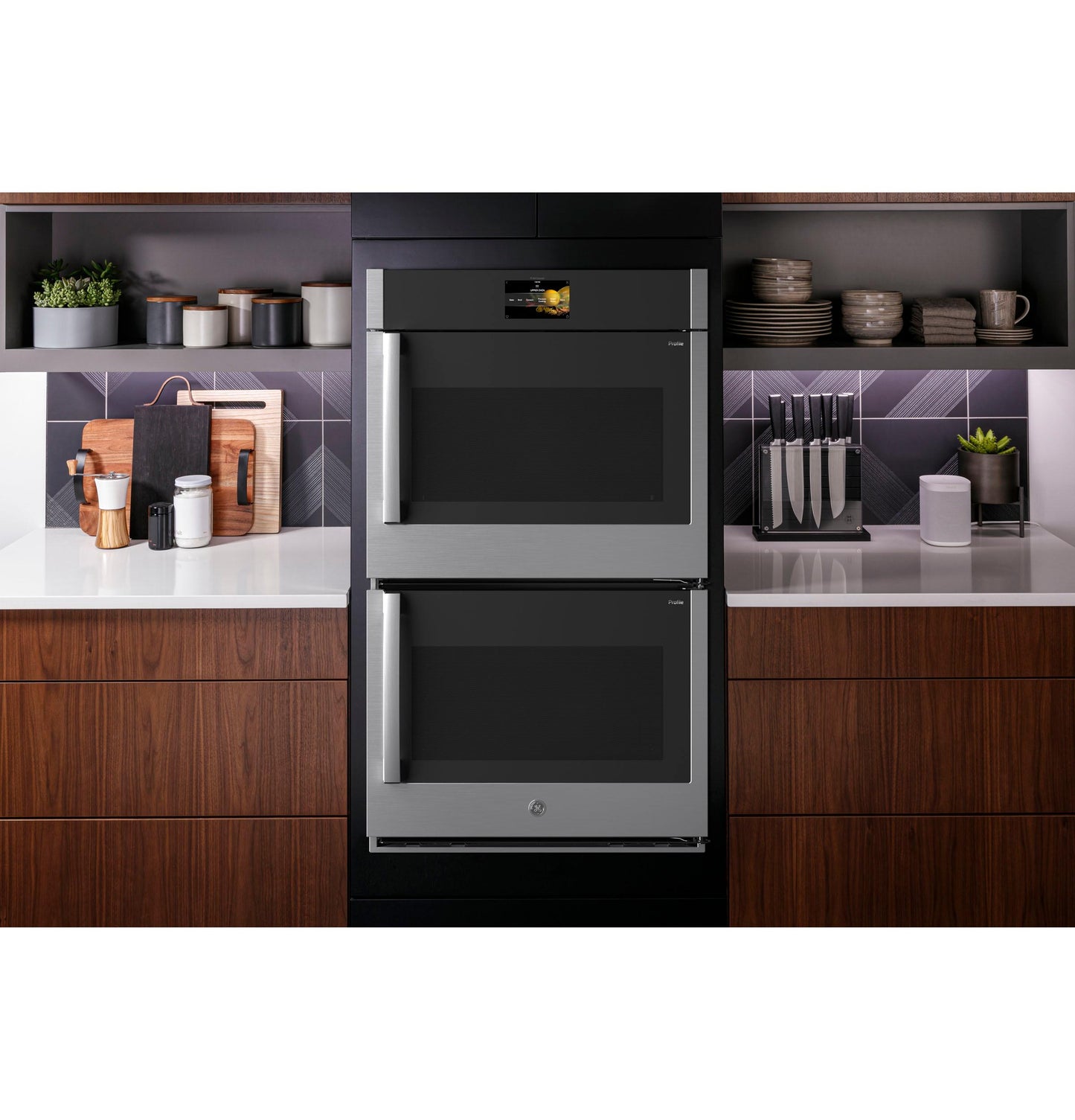 GE APPLIANCES PTD700RSNSS GE Profile 30"" Smart Built-in Convection Double Wall Oven With ...