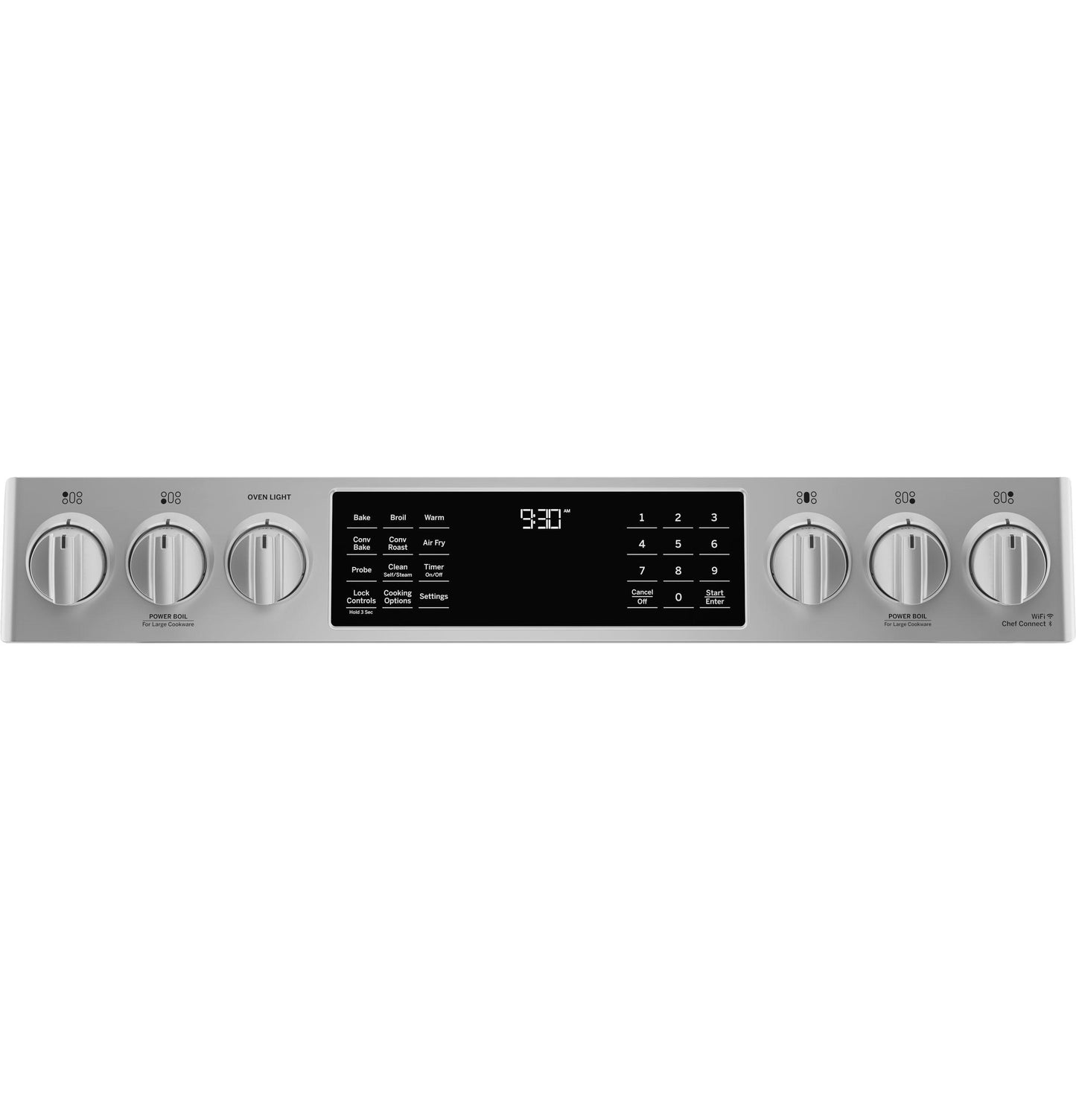 GE APPLIANCES P2S930YPFS GE Profile 30"" Smart Dual Fuel Slide-in Front-control FINGERPRI...