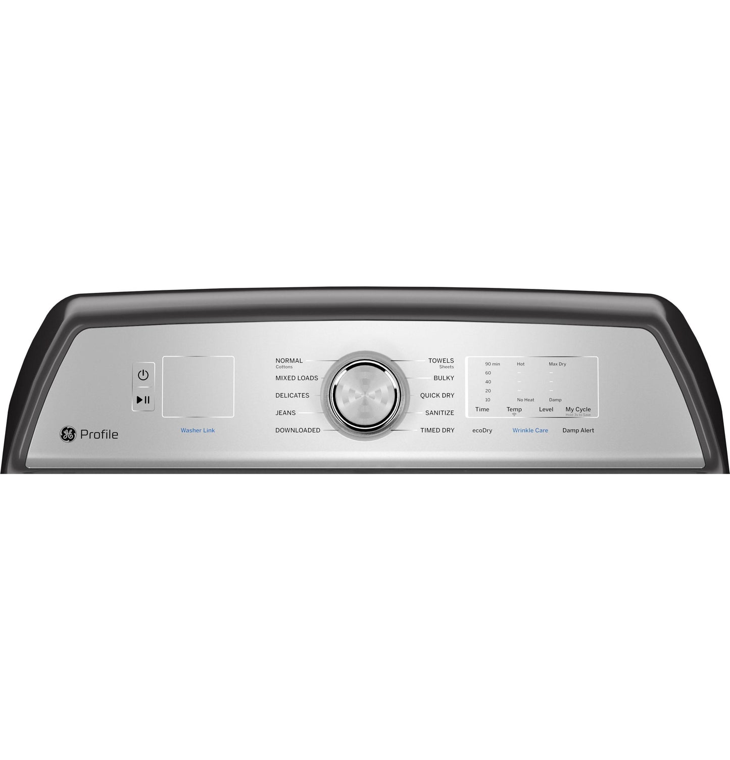 GE APPLIANCES PTD60EBPRDG GE Profile 7.4 Cu. Ft. Capacity Aluminized Alloy Drum Electric ...