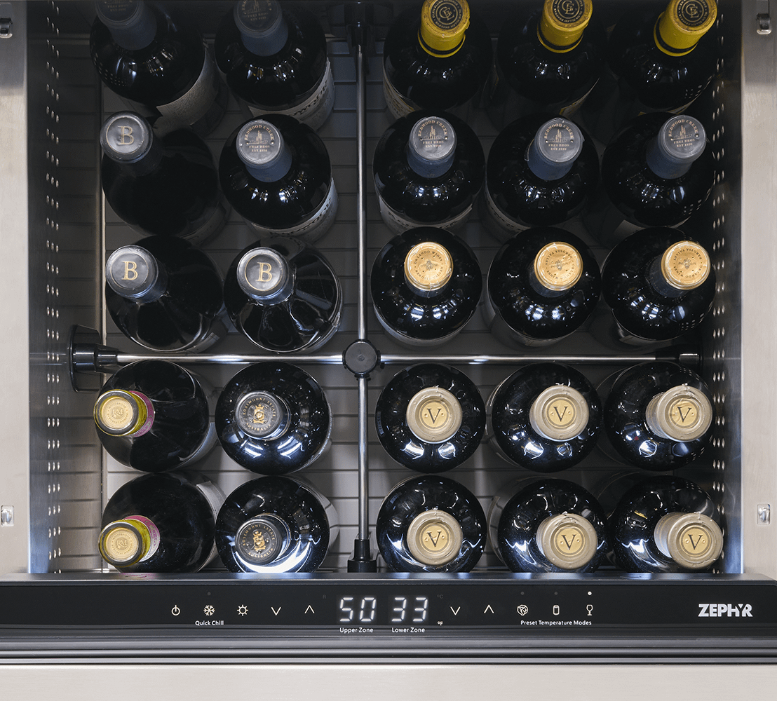 ZEPHYR PRRD24C2ASOD Zephyr 24"" Outdoor Dual Zone Refrigerator Drawers