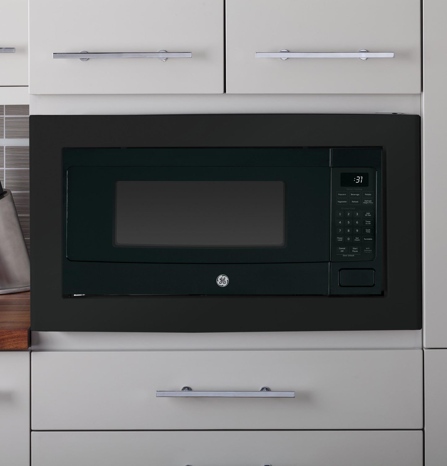 GE APPLIANCES PCHK11S1WBB GE Profile 1.1 Cu. Ft. Countertop Microwave Oven