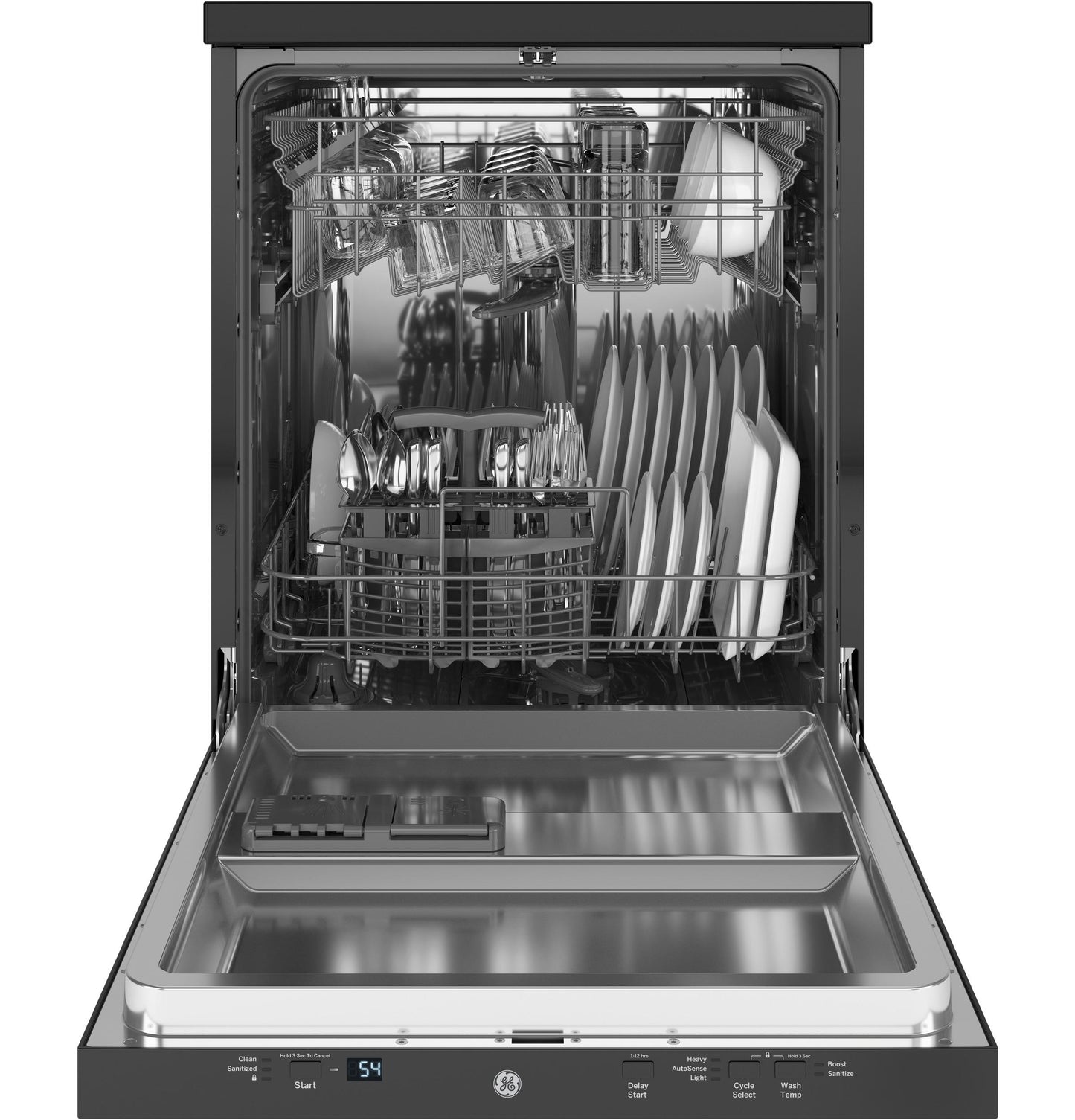 GE APPLIANCES GPT225SGLBB Ge 24"" Portable Dishwasher