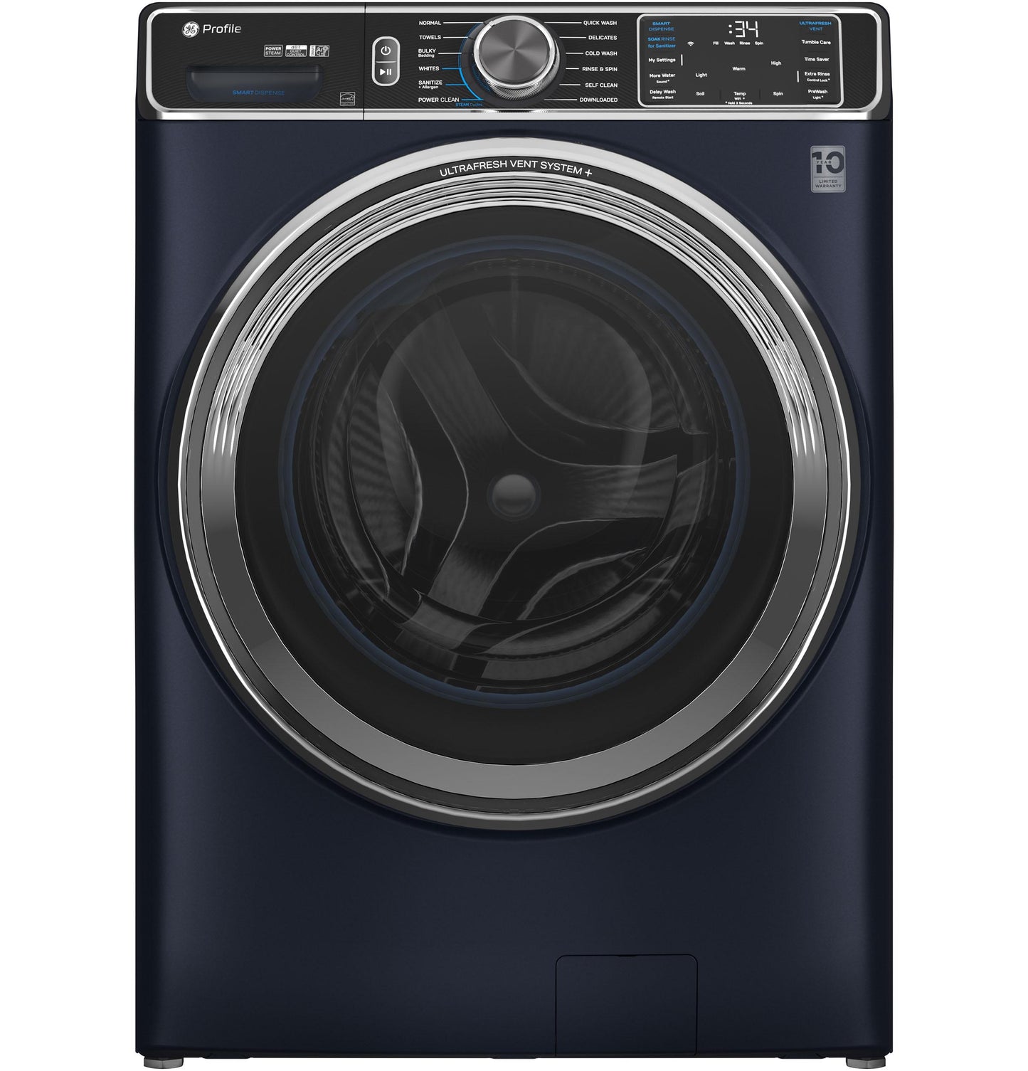 GE APPLIANCES PFW870SPVRS GE Profile 5.3 Cu. Ft. Capacity Smart Front Load Energy STAR...