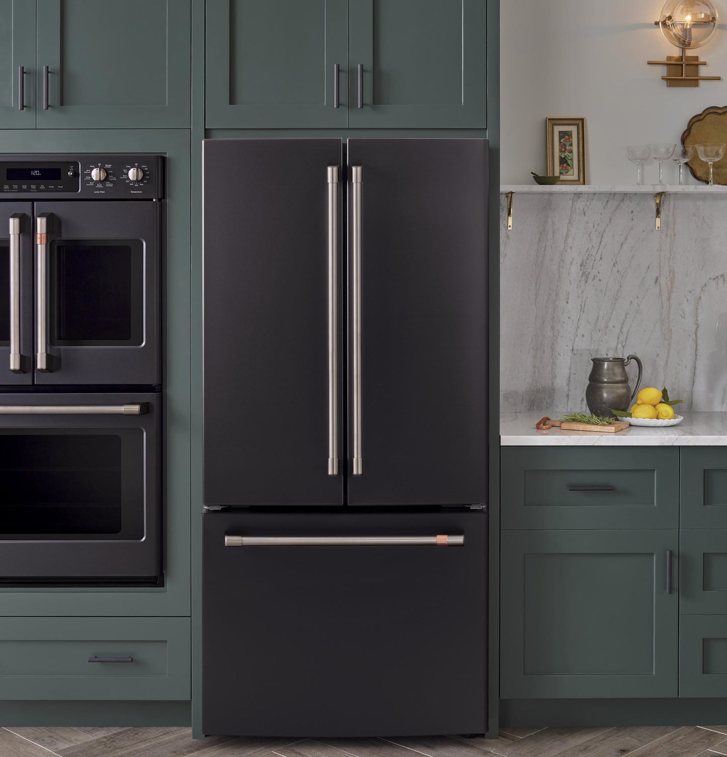 CAFE CWE19SP3ND1 Cafe Energy Star 18.6 Cu. Ft. Counter-depth French-door R...