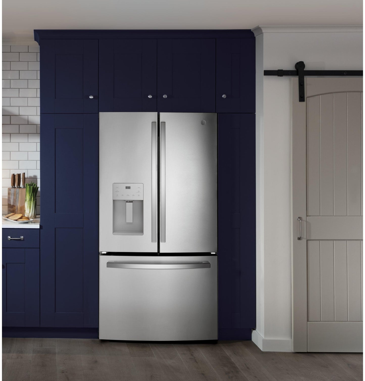 GE APPLIANCES GFE26JYMFS Ge Energy Star 25.6 Cu. Ft. Fingerprint Resistant FRENCH-DOOR...