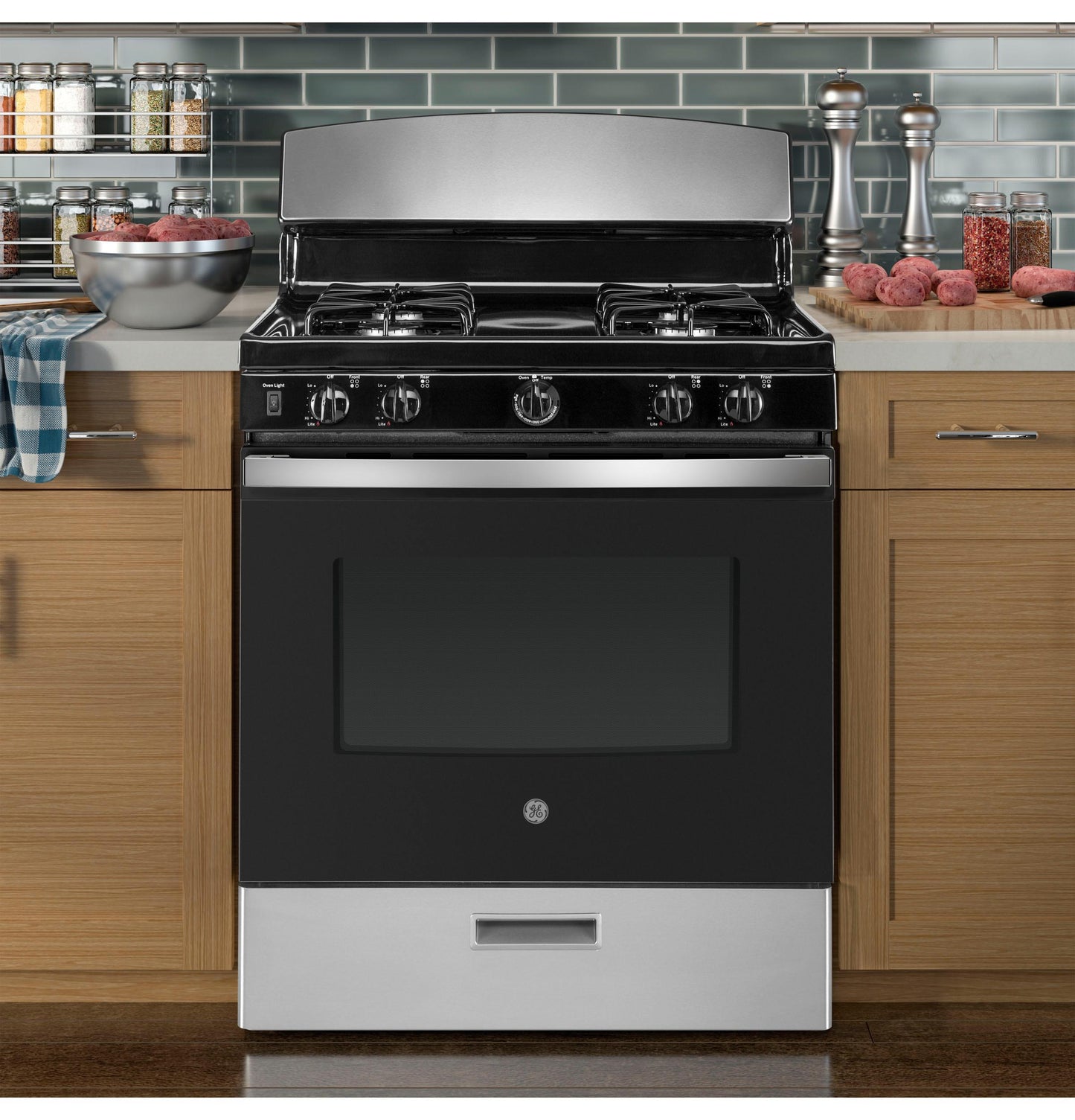 GE APPLIANCES JGBS30RETSS Ge 30"" Free-standing Gas Range