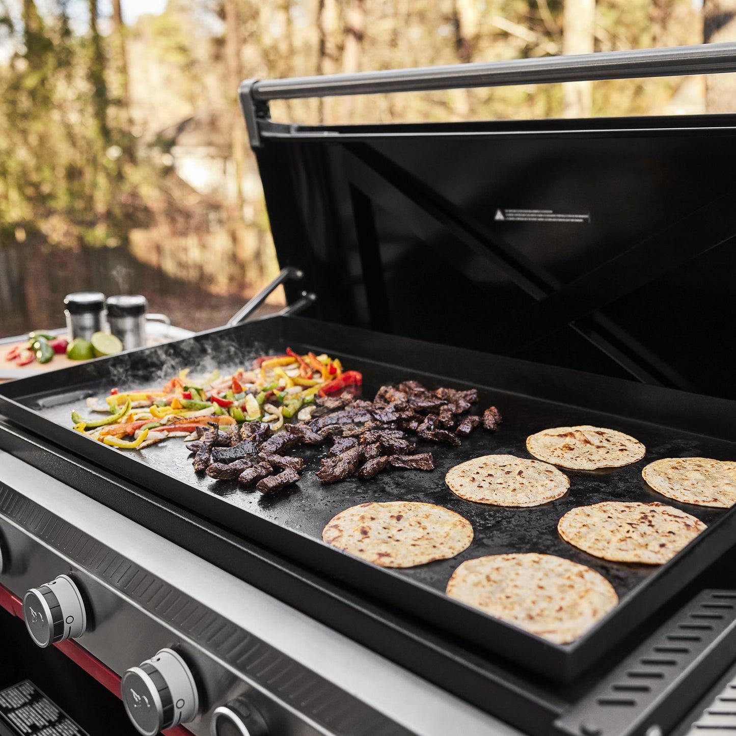 WEBER 1501350 Weber Slate 36"" Rust-resistant Griddle (natural Gas) - Black
