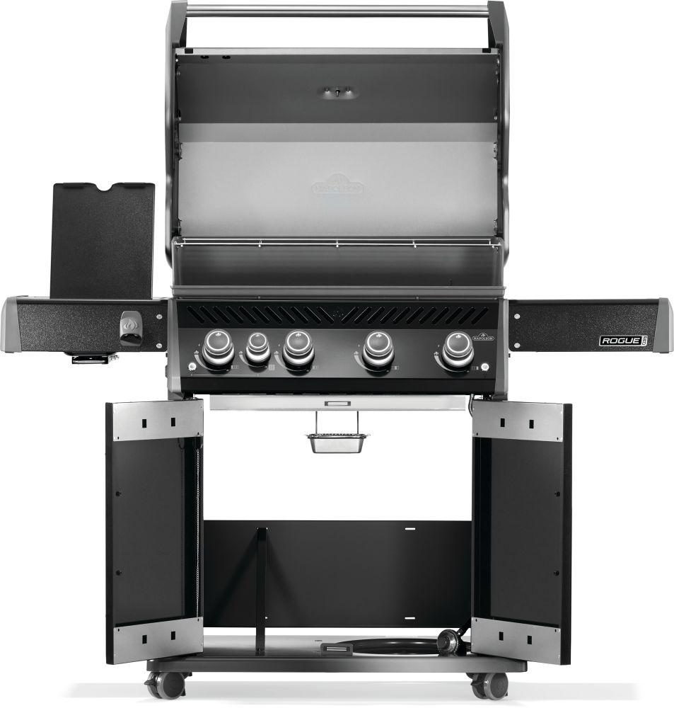 NAPOLEON BBQ RP525SIBPK2 Rogue Pro 525 Sib With Infrared Side Burner , Propane, Black