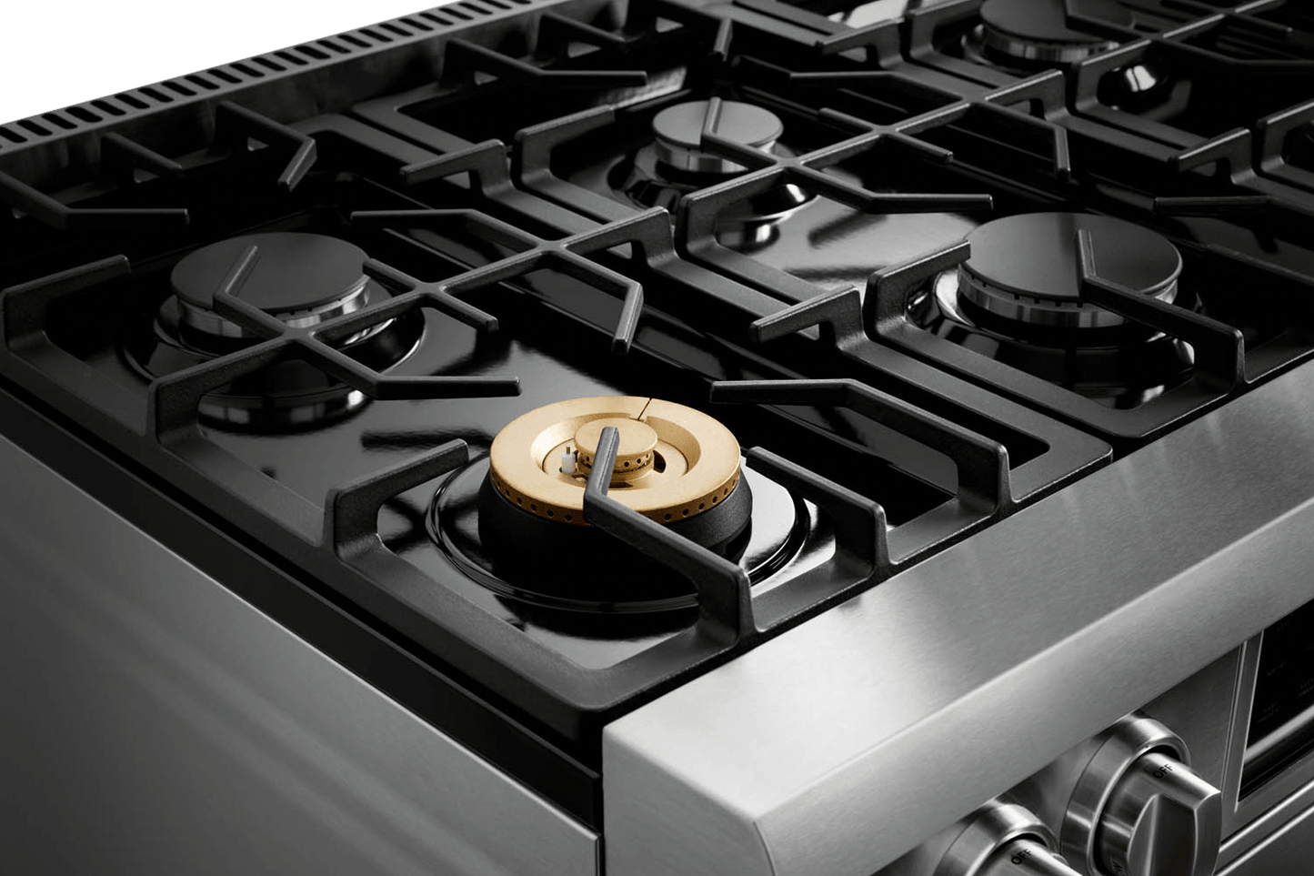 THOR KITCHEN TRG3601LP 36 Inch Tilt Panel Professional Gas Range - Liquid Propane