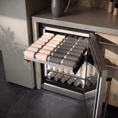 SILHOUETTE SPRBC052D3SS Silhouette Pro Gen 3 - 24"" Built-in Beverage Center In Stainless Steel