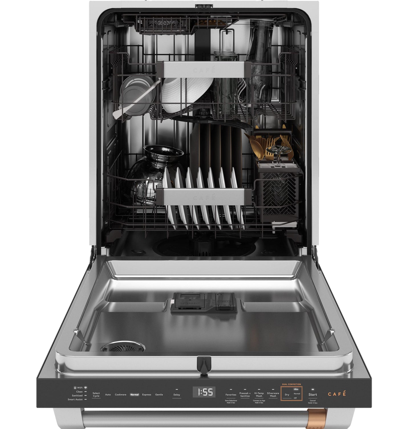 CAFE CDT888P2VS1 Cafe Customfit Energy Star Stainless Interior Smart DISHW...