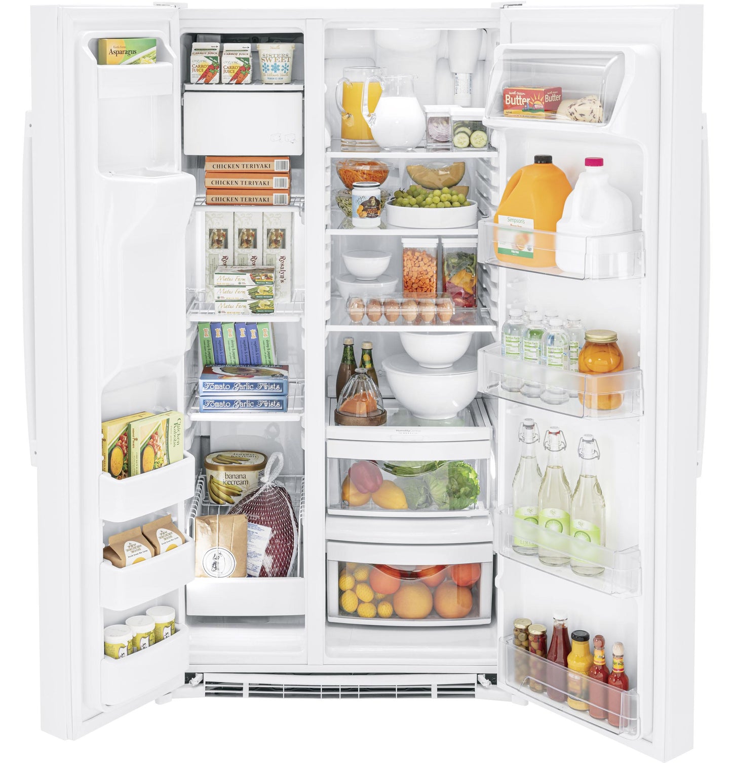 GE APPLIANCES GSS25GGPWW Ge 25.3 Cu. Ft. Side-by-side Refrigerator