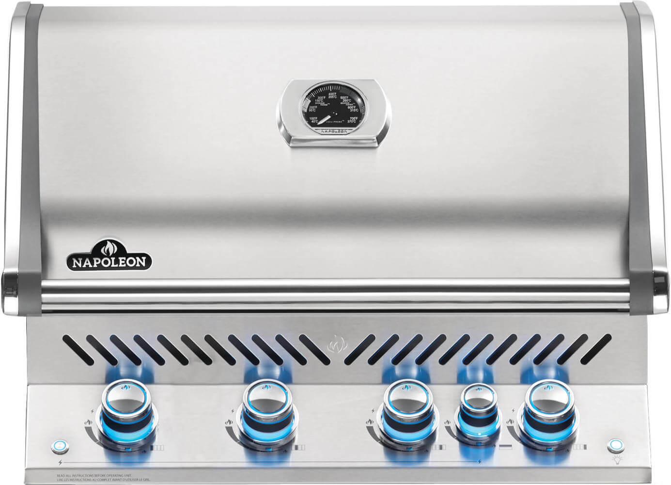 NAPOLEON BBQ BIPRO500RBNSS3 Built-in Prestige Pro 500 Rb Infrared Rear Burner Stainless Steel , ...
