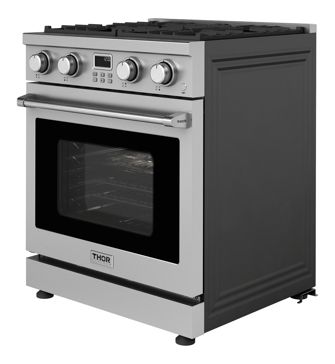THOR KITCHEN ARG30LP 30 Inch Contemporary Professional Gas Range In Stainless Steel - LI...