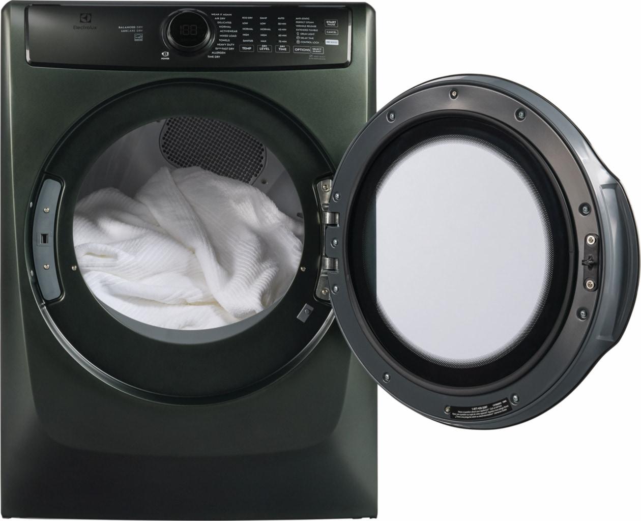 ELECTROLUX ELFE7738AA Electrolux Front Load Perfect Steam Electric Dryer With BALANCE...