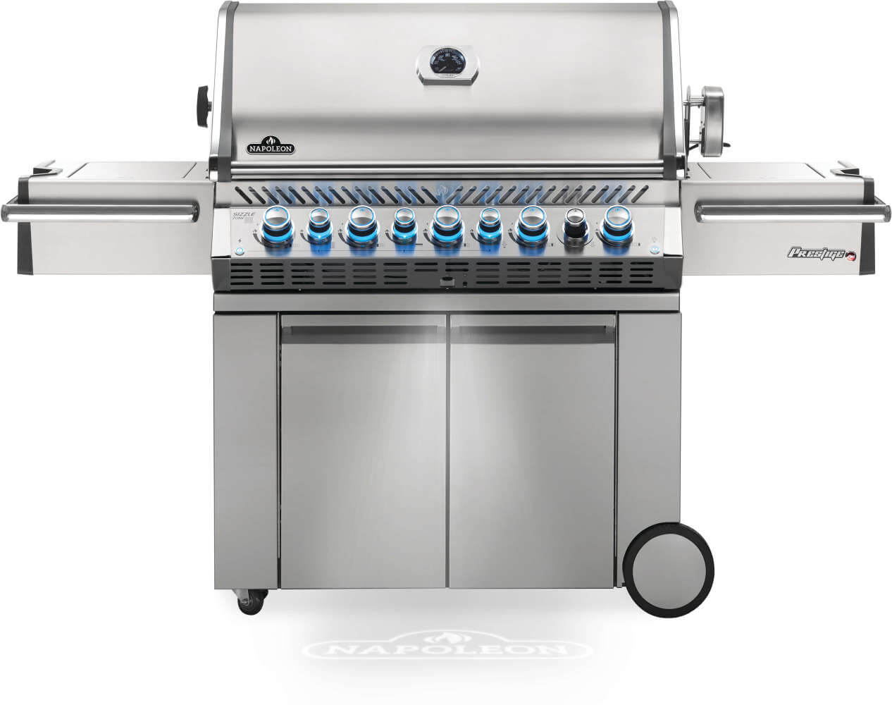 NAPOLEON BBQ PRO665RSIBPSS3 Prestige Pro 665 Rsib Infrared Rear & Side Burners Stainless Steel ...
