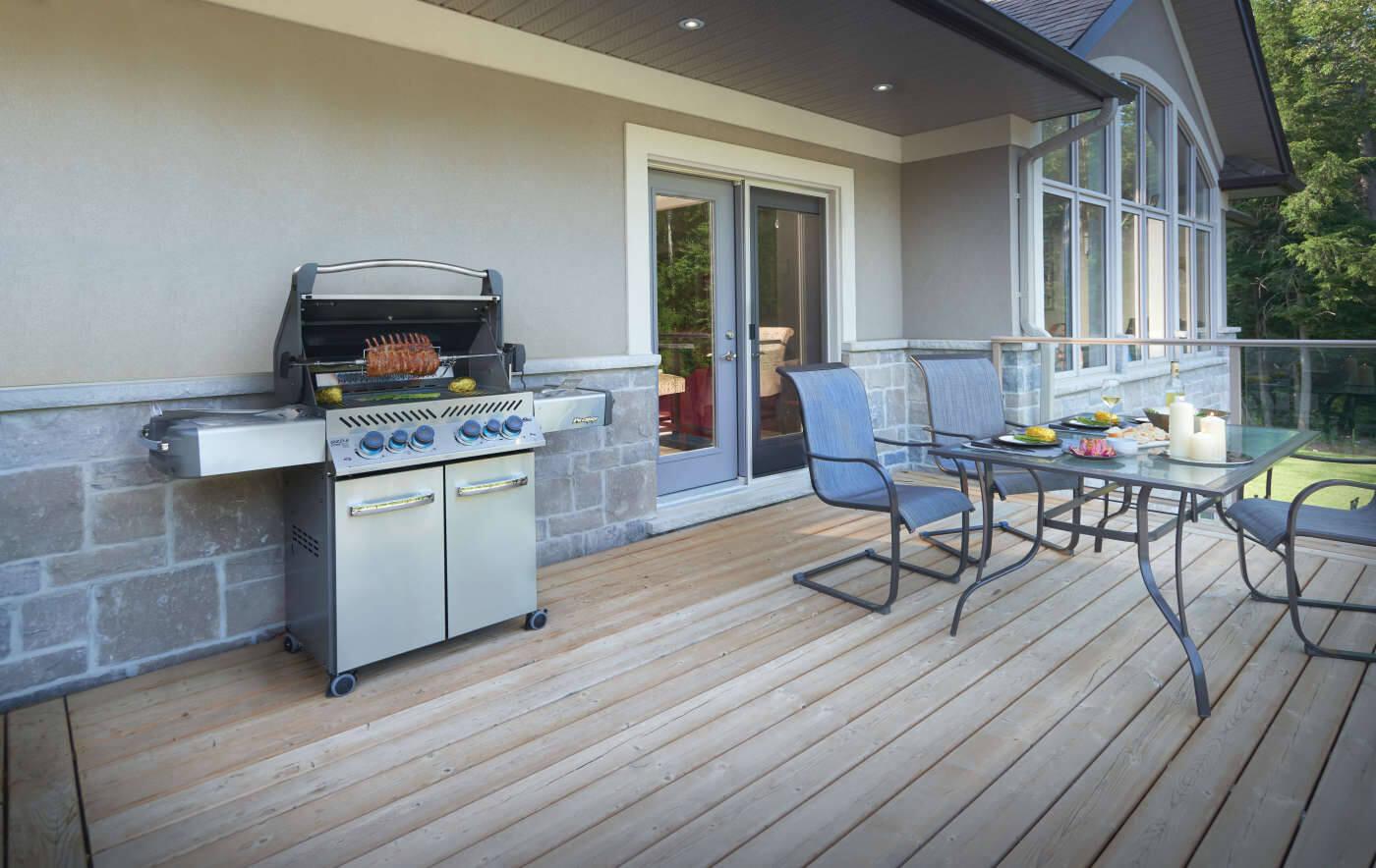NAPOLEON BBQ P500RSIBPSS3 Prestige 500 Rsib Infrared Side & Rear Burners Stainless Steel , ...