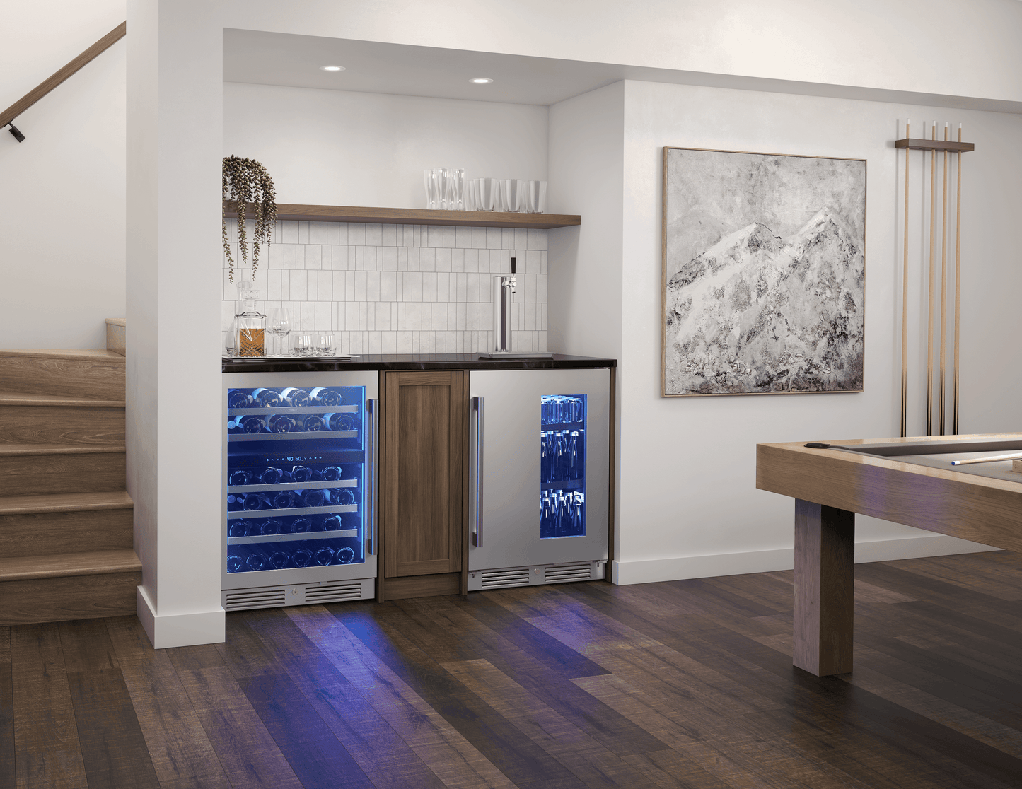ZEPHYR PRKB24C01AG Zephyr 24"" Kegerator & Beverage Cooler