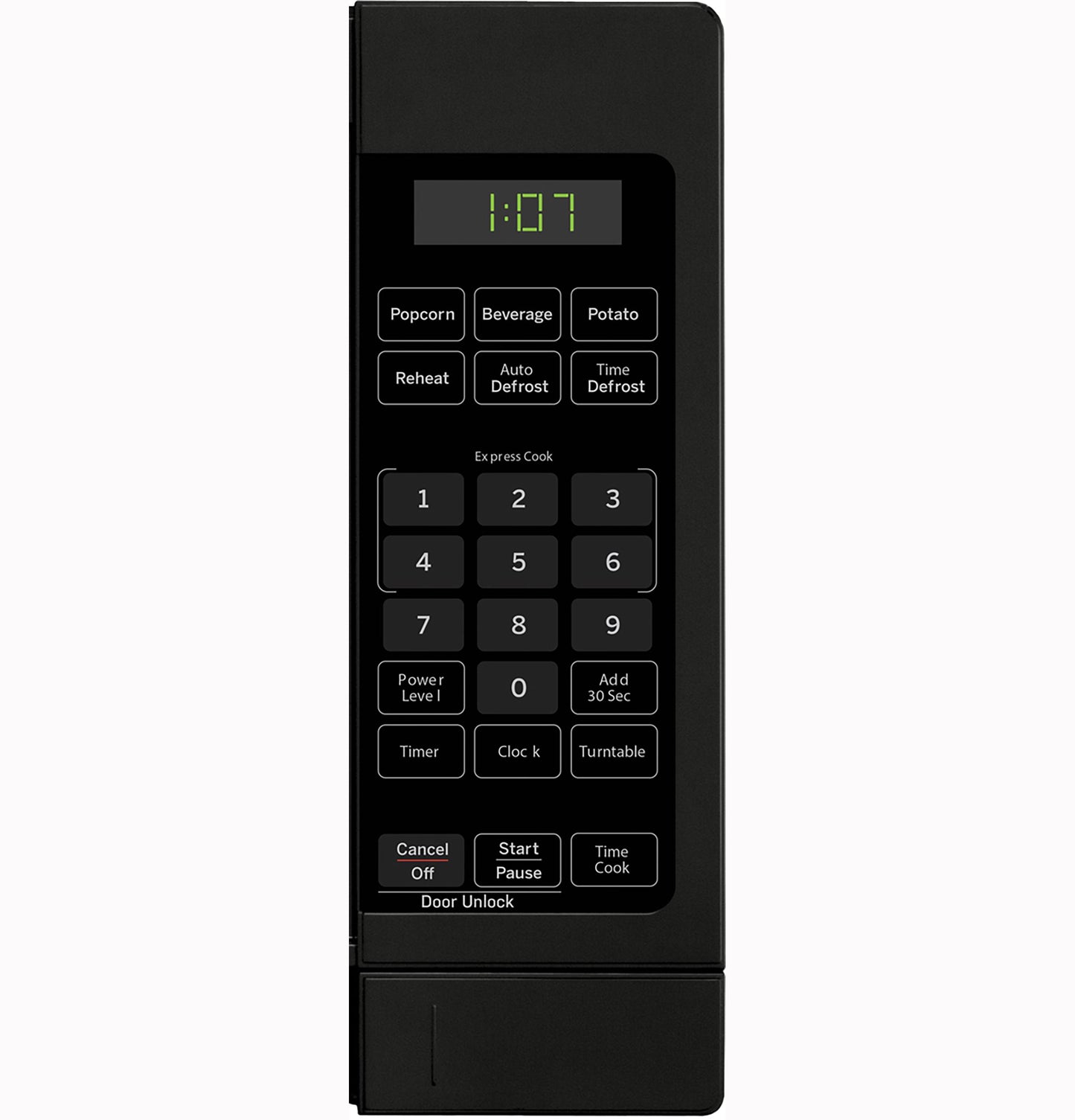 GE APPLIANCES GCST07N1WBB Ge 0.7 Cu. Ft. Capacity Countertop Microwave Oven