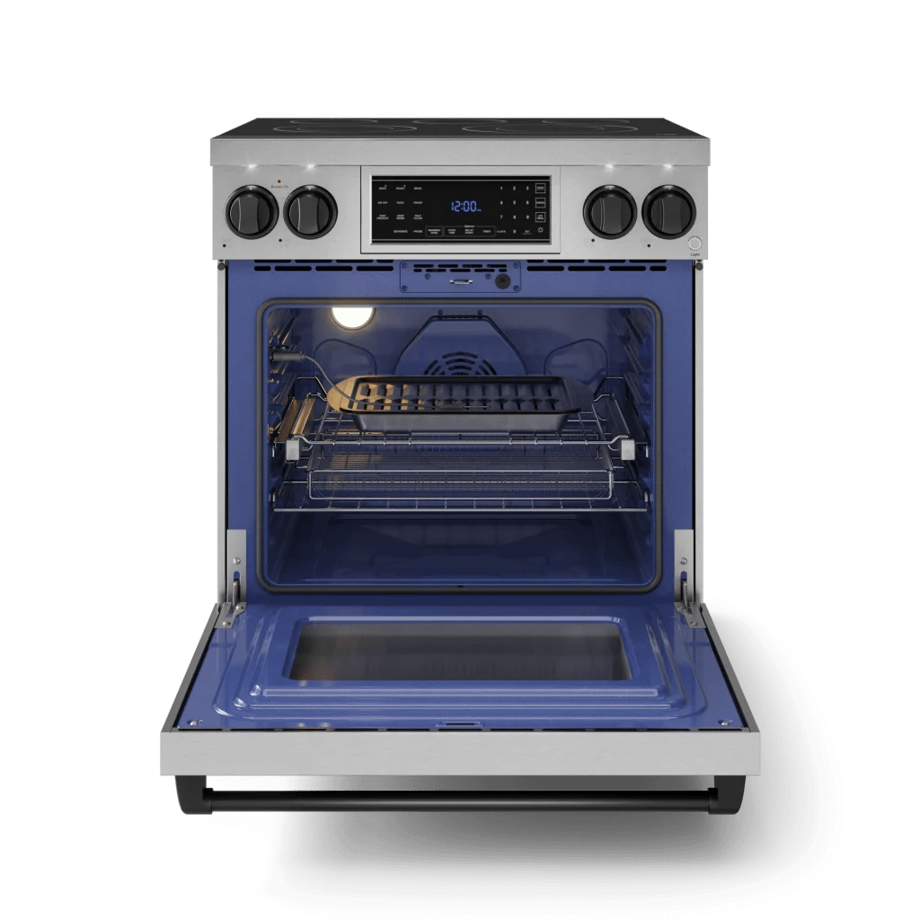 THOR KITCHEN RSE30BLK 30 Inch Professional Electric Range With Tilt Panel Touch Control I...