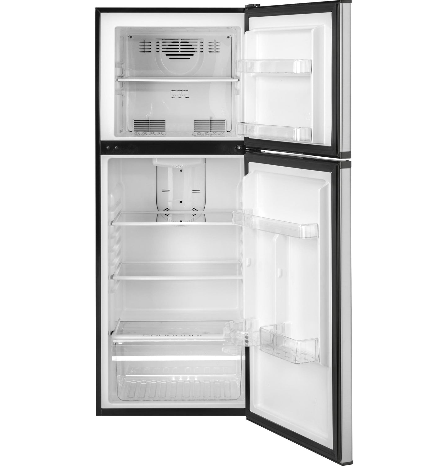 HAIER HA10TG21SS Haier 9.8 Cu. Ft. Top Mount Refrigerator - Stainless