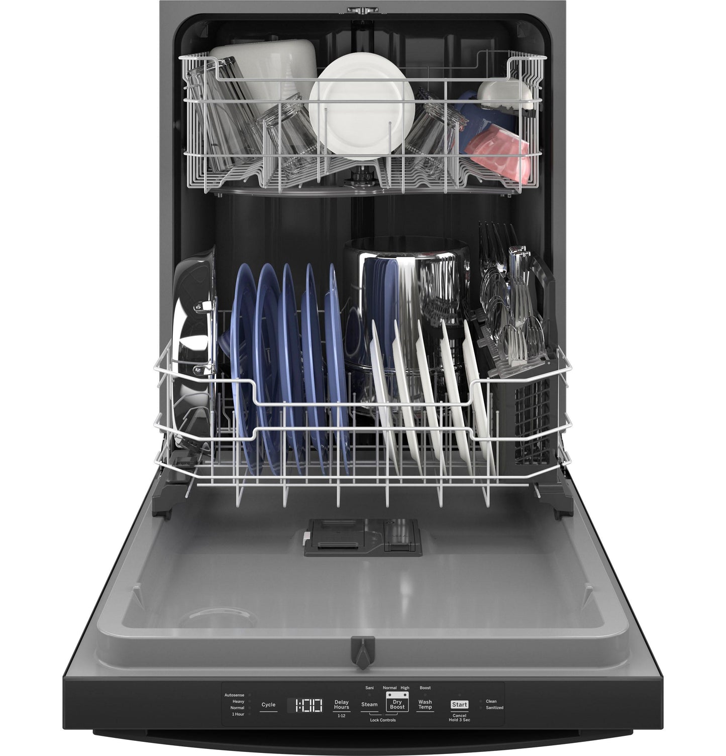 GE APPLIANCES GDT550PGRBB Ge Top Control With Plastic Interior Dishwasher With Sanitize CY...