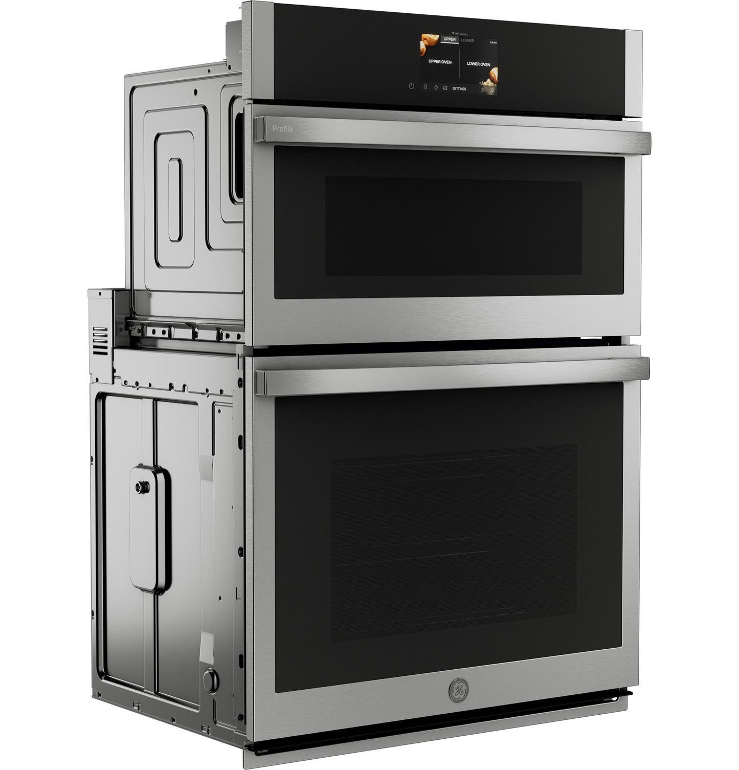 GE APPLIANCES PT9900SWSS GE Profile 30 In. Combination Double Wall Oven With Convection, ...