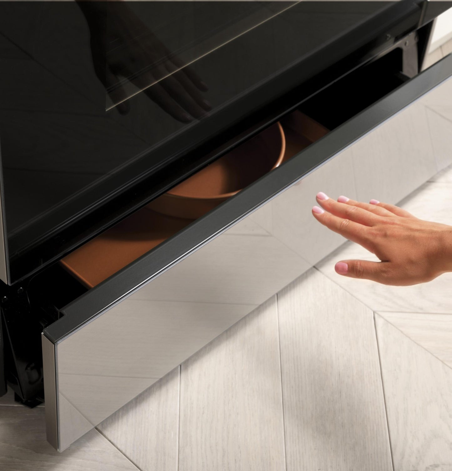 CAFE CGS700M2NS5 Cafe 30"" Smart Slide-in, Front-control, Gas Range With CONVEC...