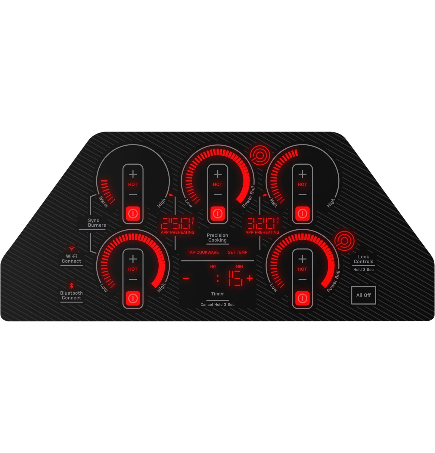 GE APPLIANCES PEP9036STSS GE Profile 36"" Built-in Touch Control Cooktop