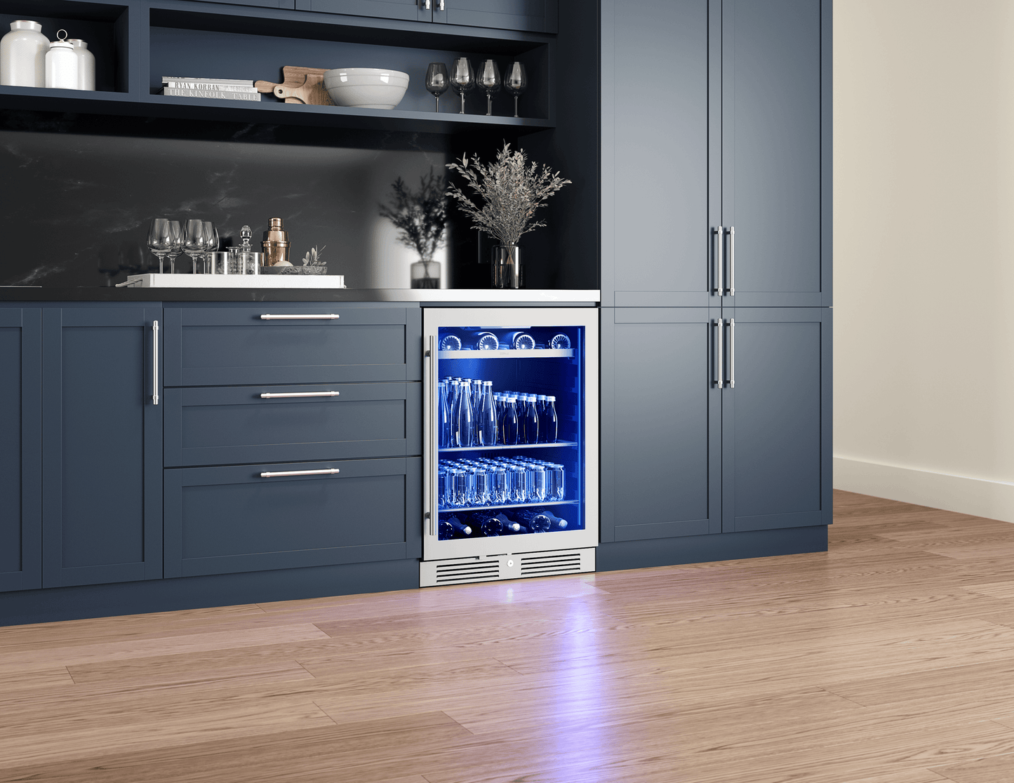 ZEPHYR PRB24C01CG Zephyr 24"" Single Zone Beverage Cooler