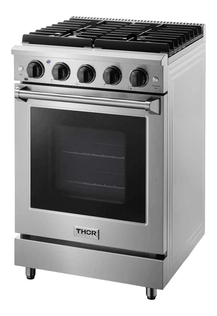 THOR KITCHEN LRG2401U Thor Kitchen 24 Inch Freestanding Gas Range In Stainless Steel
