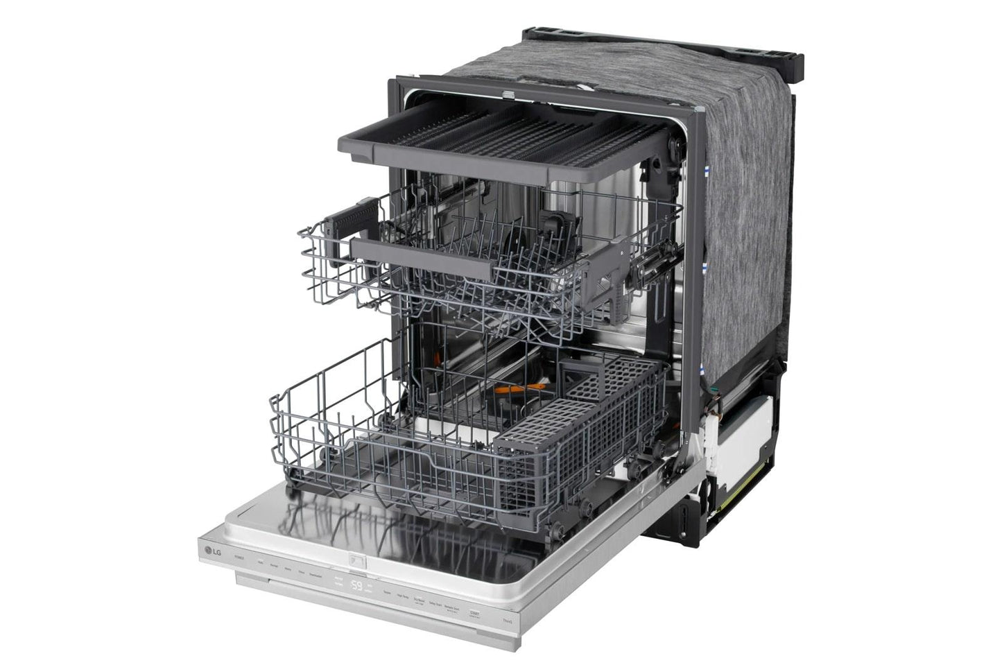 LG LDNTM545S Smart Flushfit Top Control Dishwasher With 1-hour Wash & Dry, Q...