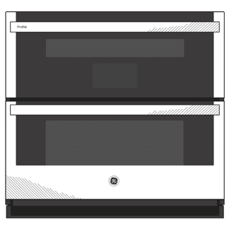 GE APPLIANCES PTS9200SNSS GE Profile 30"" Smart Built-in Twin Flex Convection Wall Oven