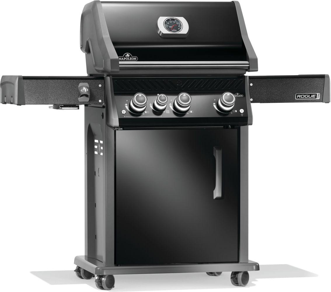 NAPOLEON BBQ RP425SIBNK2 Rogue Pro 425 Sib With Infrared Side Burner , Natural Gas, Black