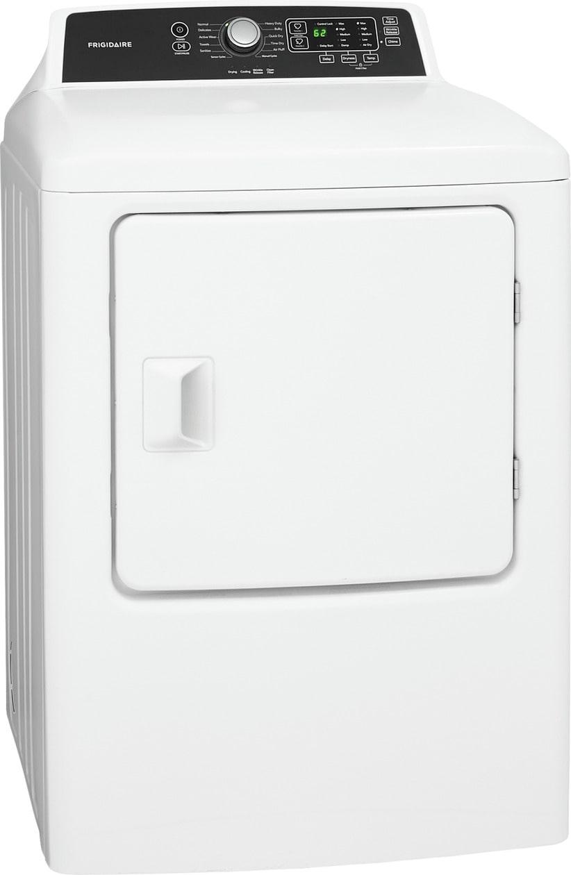 FRIGIDAIRE FFRG4120SW Frigidaire 6.7 Cu. Ft. Free Standing Gas Dryer