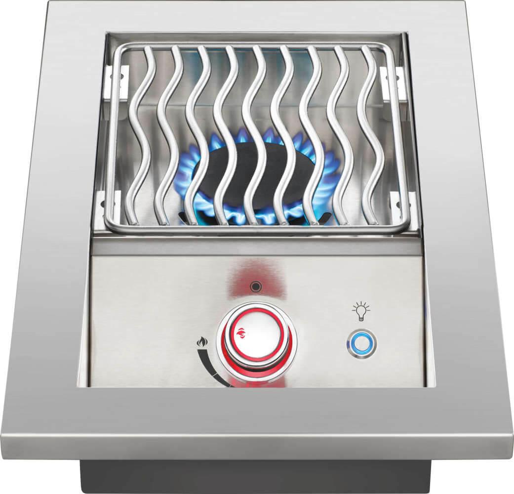NAPOLEON BBQ BIB10RTNSS Built-in 700 Series Single Range Top Burner With Stainless Steel CO...